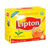 Lipton  100% natural, tea bags Left Picture